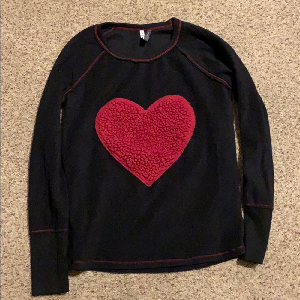 Really soft heart sweater